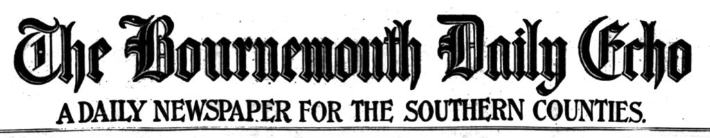 bournemouth daily echo newspaper title piece masthead