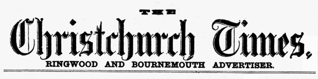 christchurch times newspaper title piece masthead